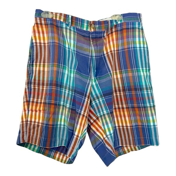 Polo Ralph Lauren Y2K Colorful Plaid Shorts Golf Preppy Vacation Cruise Beach - Picture 2 of 10